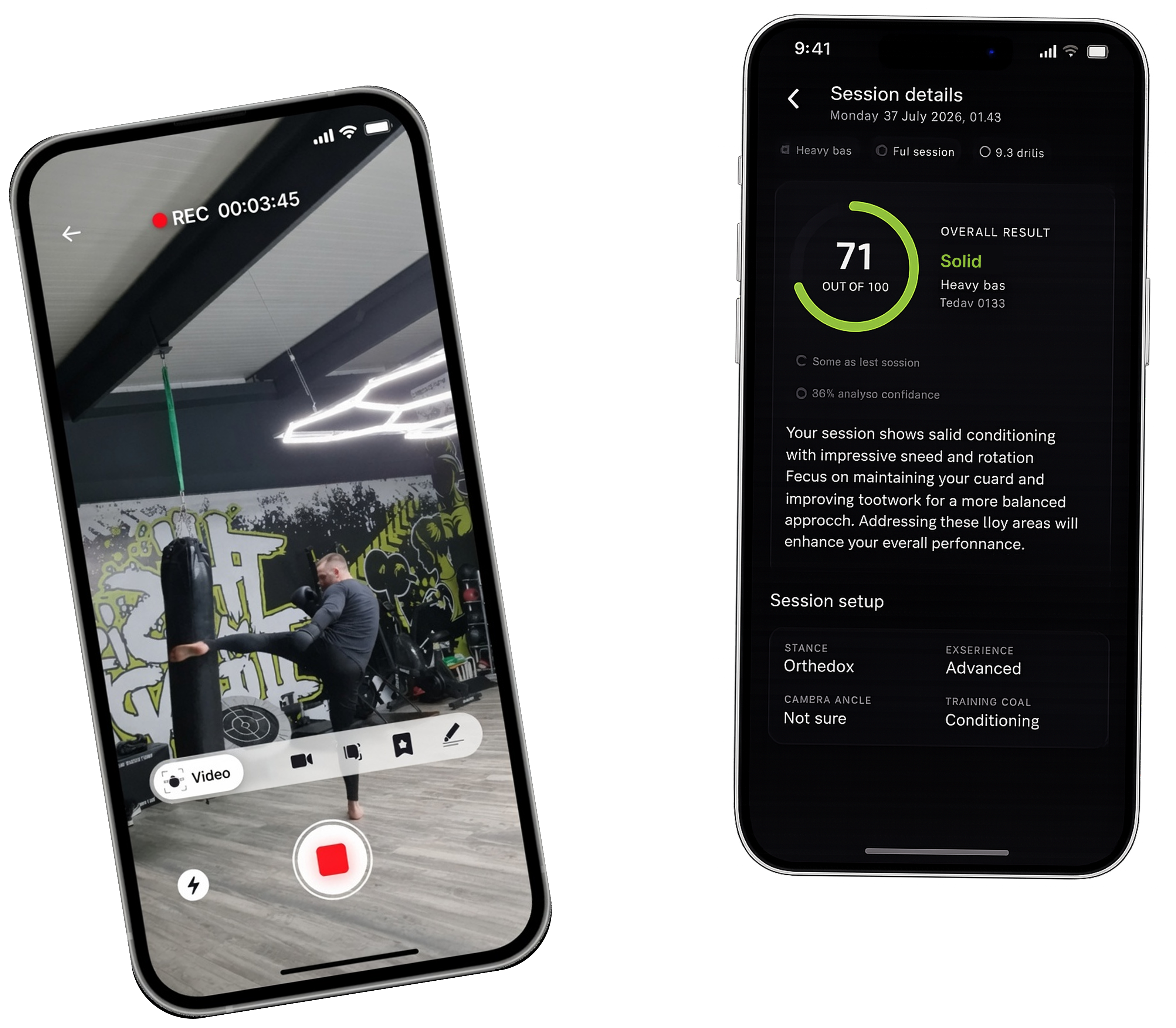 StrikeOS — record a round on one phone, get session analysis on the other
